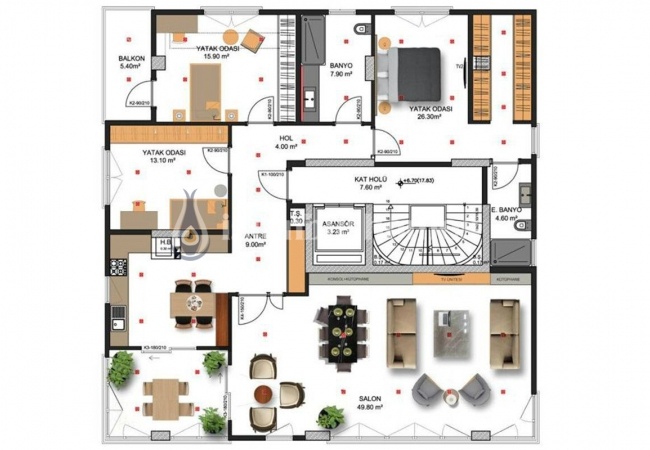 Well Located Apartments with Bosphorus Views in Besiktas 21