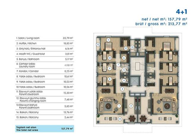 شقق في بيلكدوزو على ساحل اسطنبول 29