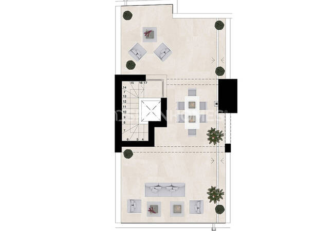Mijas'ta Modern Tasarımlı Panoramik Manzaralı Daireler 43