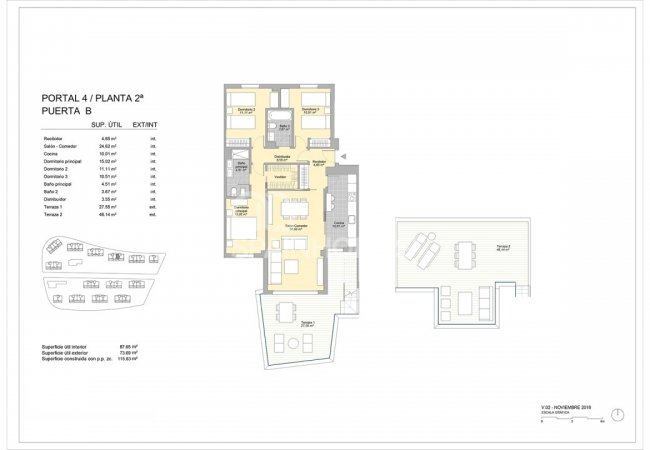 Málaga'nın Merkezinde Şehir ve Deniz Manzaralı Lüks Daireler 20