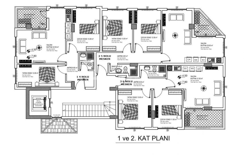 Alanya Appartementen In Mahmutlar 400 M Tot Zee 18