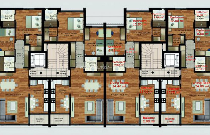 Moderne Stijl Lara Appartementen In Exclusief Complex 38