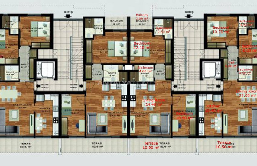 Moderne Stijl Lara Appartementen In Exclusief Complex 36