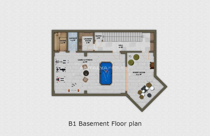 Exclusive Villas with 4+1 and 5+1 Options in Alanya Center 38