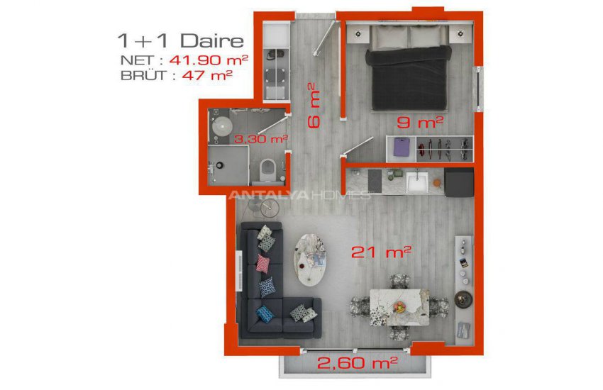 Cheap Property Short Distance to the Beach in Alanya 40