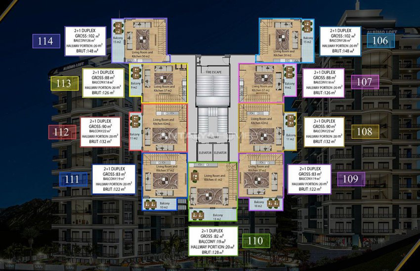 Real Estate with Fantastic Features in Mahmutlar Alanya 25