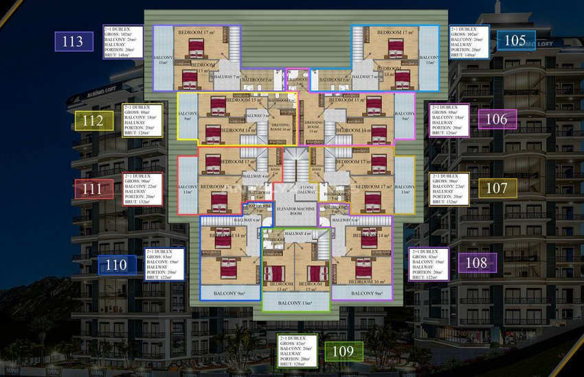 Real Estate with Fantastic Features in Mahmutlar Alanya 27