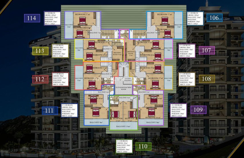 Real Estate with Fantastic Features in Mahmutlar Alanya 28
