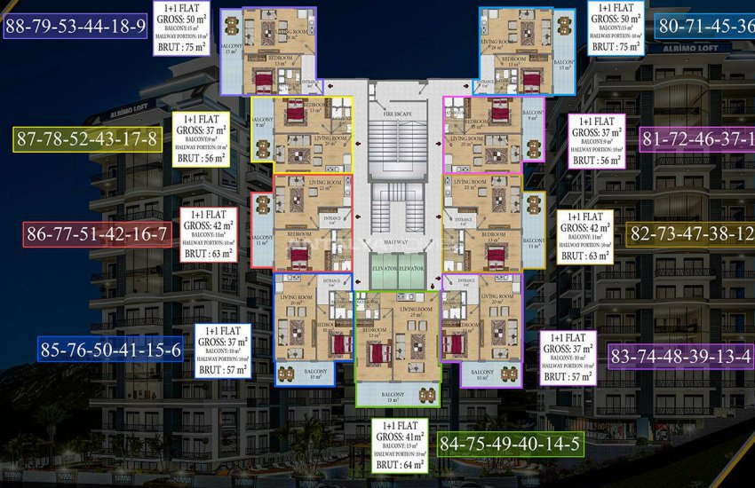 Real Estate with Fantastic Features in Mahmutlar Alanya 16