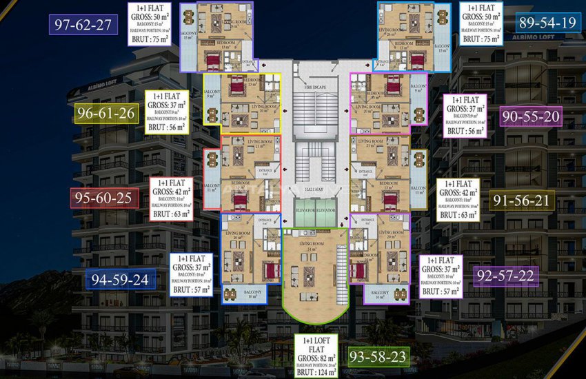 Real Estate with Fantastic Features in Mahmutlar Alanya 19