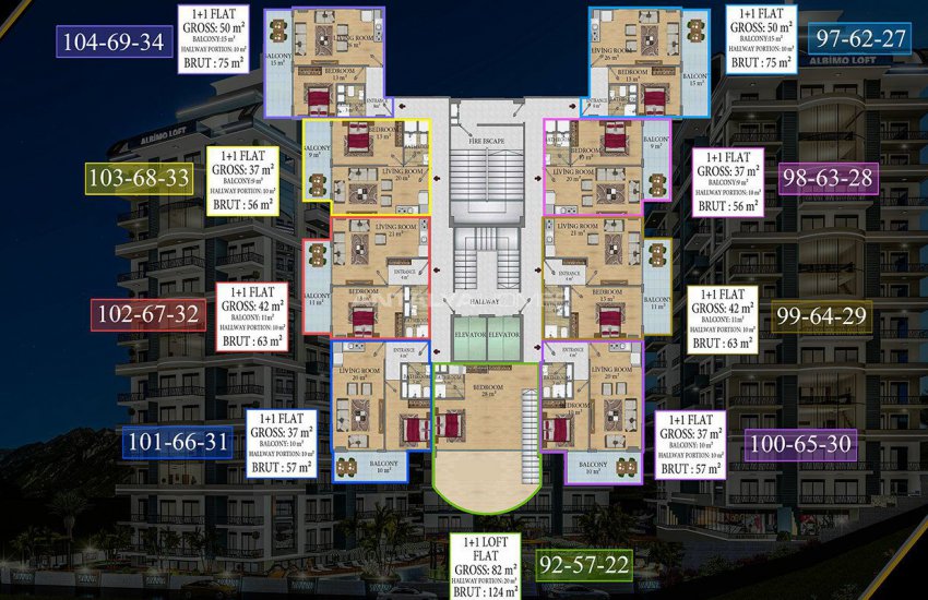 Real Estate with Fantastic Features in Mahmutlar Alanya 21