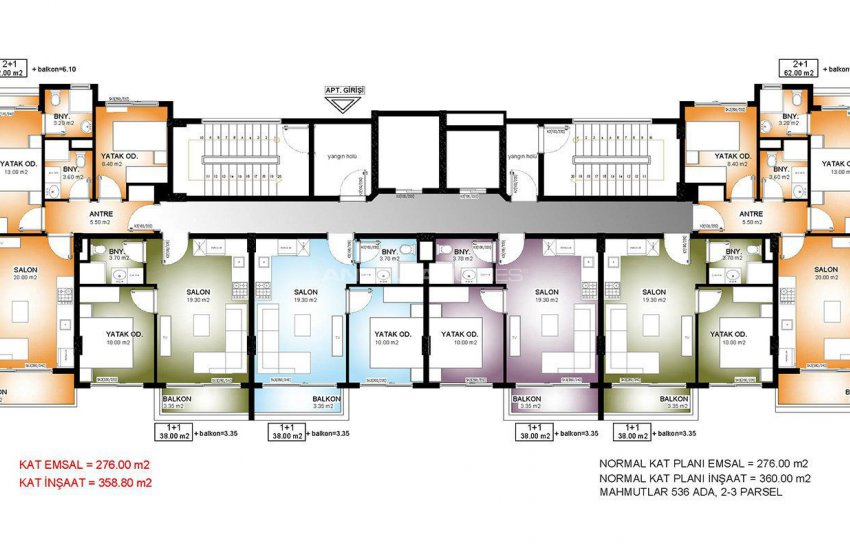 Centrally Located Alanya Apartments 350 Mt to the Beach 22