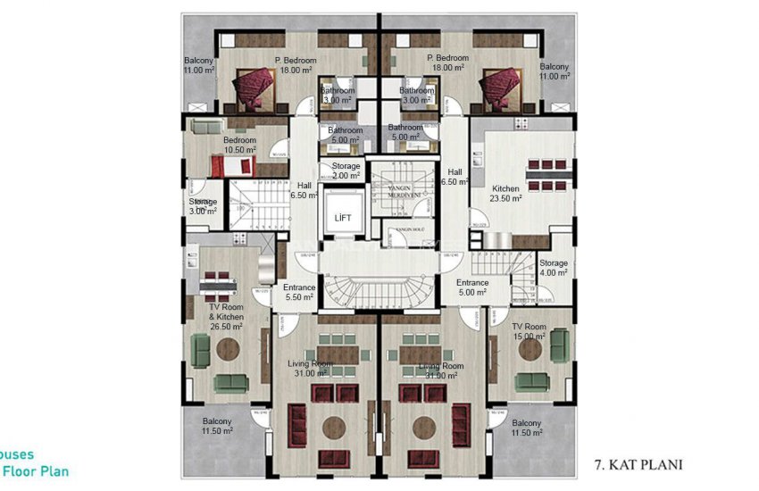 Spacious Alanya Apartments for Sale 14