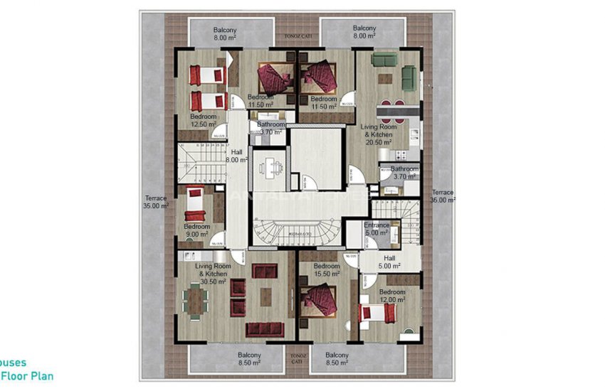 Spacious Alanya Apartments for Sale 15