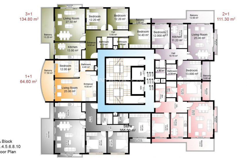 Новые квартиры в Турции на Знаменитой Улице в Алании 20