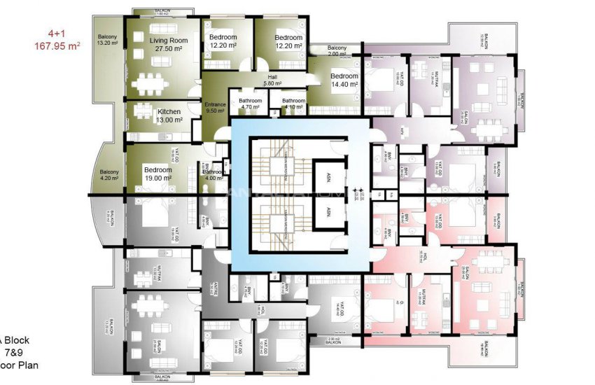 Новые квартиры в Турции на Знаменитой Улице в Алании 21