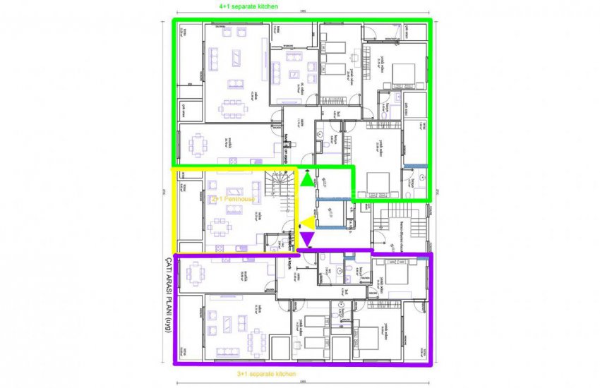 Новые квартиры в Турции на Знаменитой Улице в Алании 26