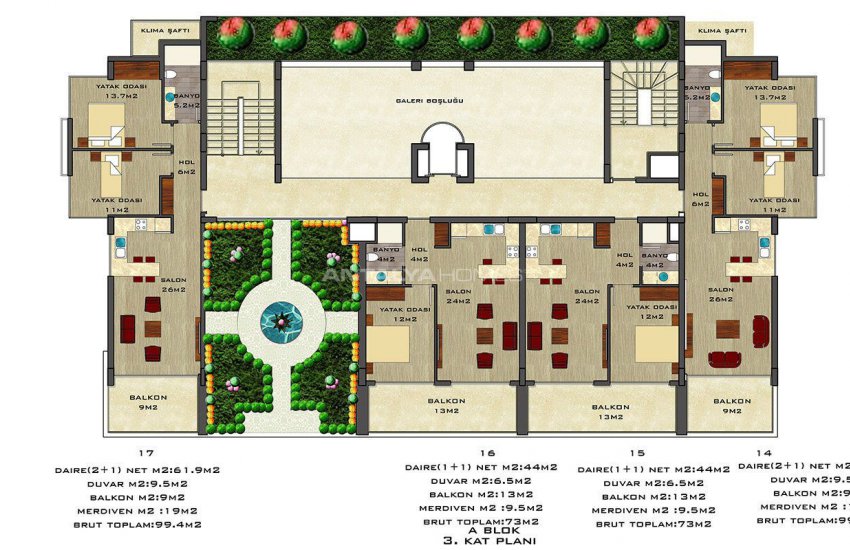 Quality Apartments Surrounded by Social Amenities in Alanya 23