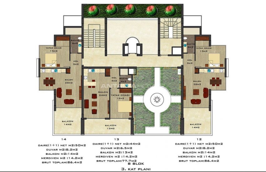 Quality Apartments Surrounded by Social Amenities in Alanya 32