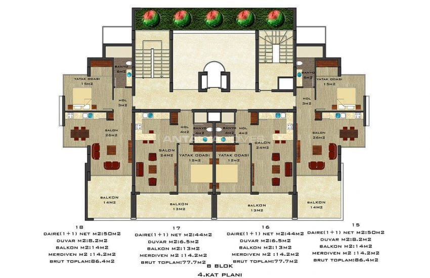 Quality Apartments Surrounded by Social Amenities in Alanya 33