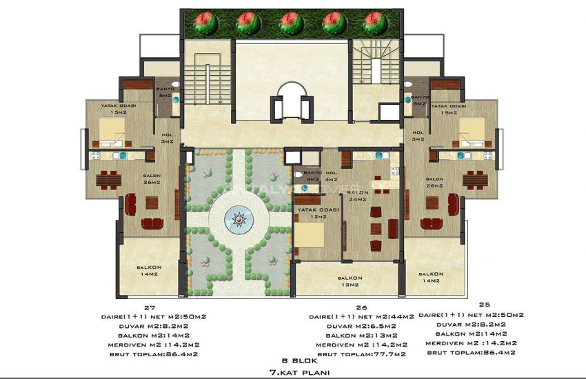 Quality Apartments Surrounded by Social Amenities in Alanya 36