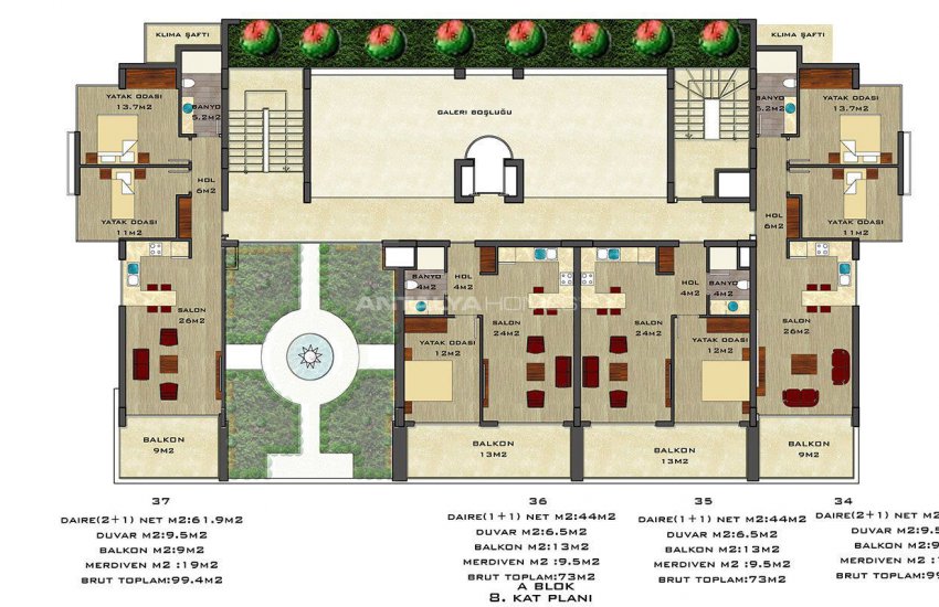 Quality Apartments Surrounded by Social Amenities in Alanya 26