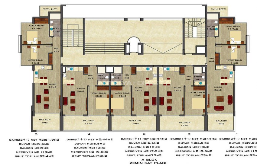 Quality Apartments Surrounded by Social Amenities in Alanya 27