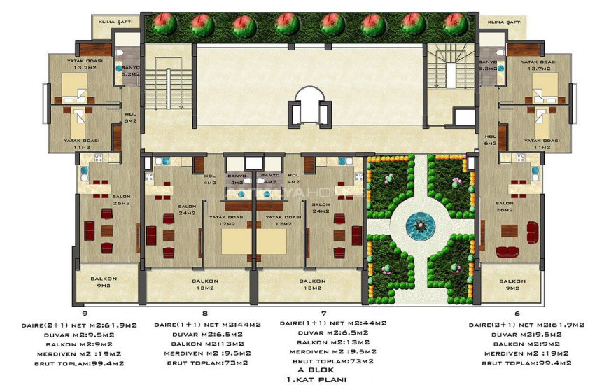 Quality Apartments Surrounded by Social Amenities in Alanya 28