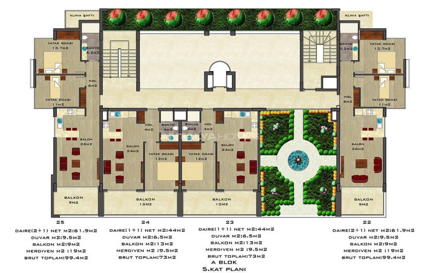 Quality Apartments Surrounded by Social Amenities in Alanya 29