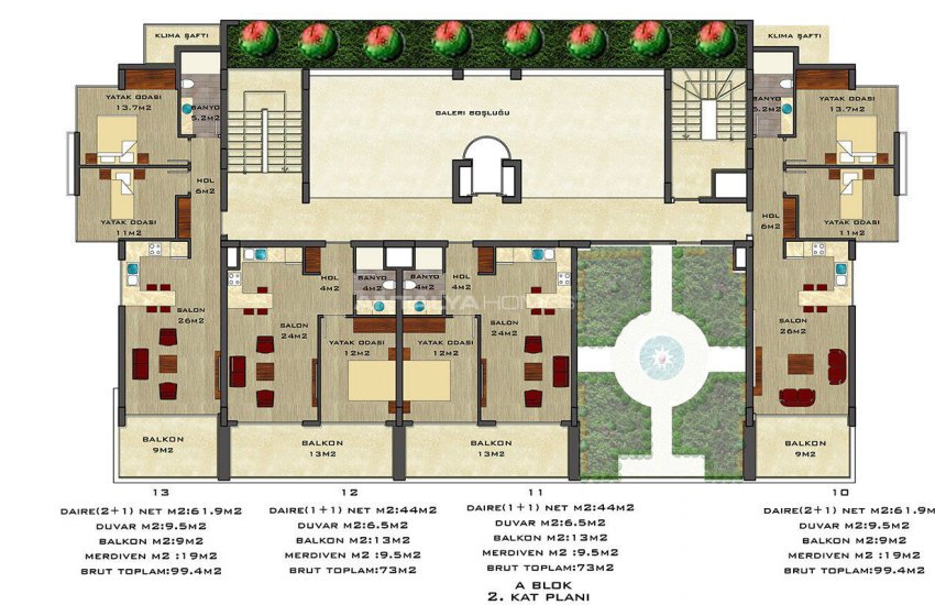 Quality Apartments Surrounded by Social Amenities in Alanya 22