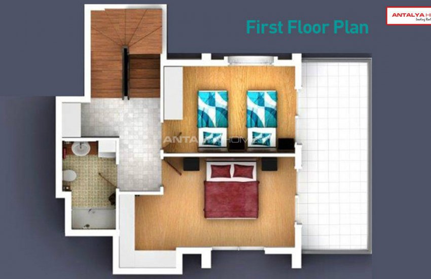 Spacious Villas with Private Garden in Alanya Konakli 12