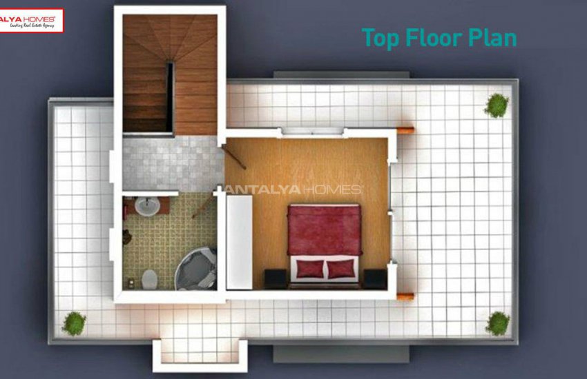 Spacious Villas with Private Garden in Alanya Konakli 13