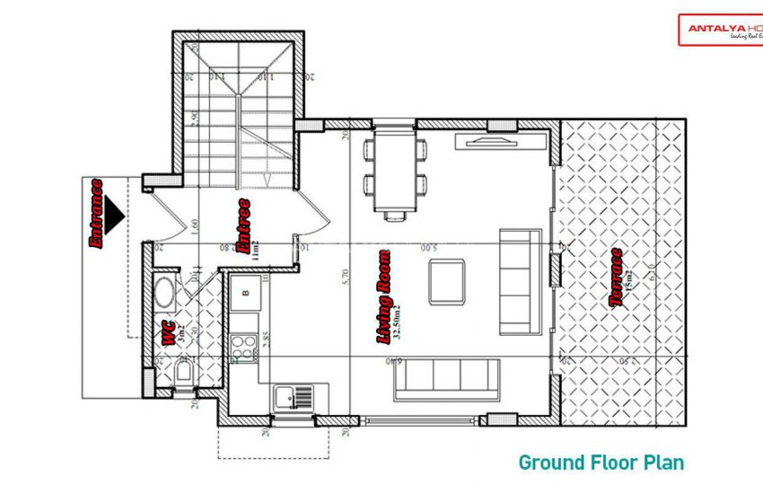 Spacious Villas with Private Garden in Alanya Konakli 14