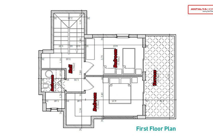 Spacious Villas with Private Garden in Alanya Konakli 15