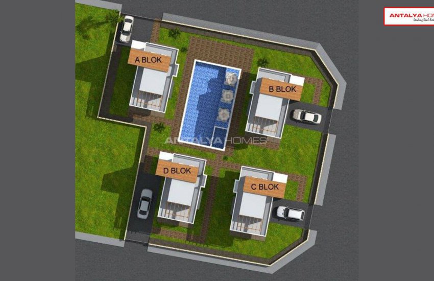 Spacious Villas with Private Garden in Alanya Konakli 17