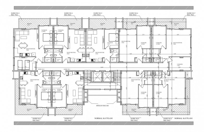 Centrally Located Apartments with Luxury Design in Oba 15