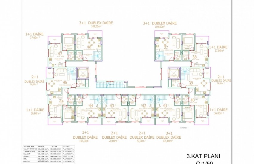 Central Apartments Intertwined with Nature in Alanya Oba 29