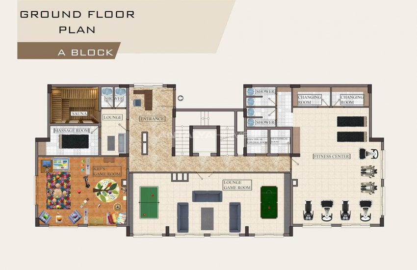 Charming Property with Separate Kitchen in Alanya Oba 17