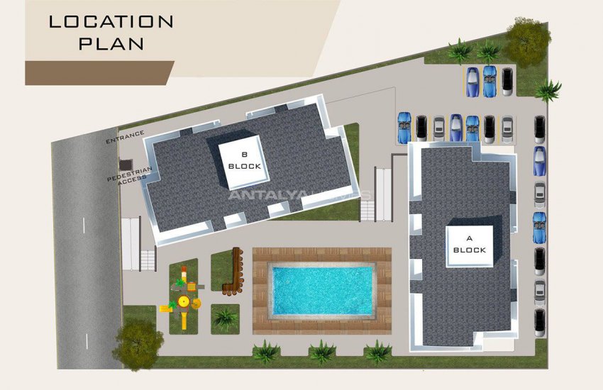 Charming Property with Separate Kitchen in Alanya Oba 8