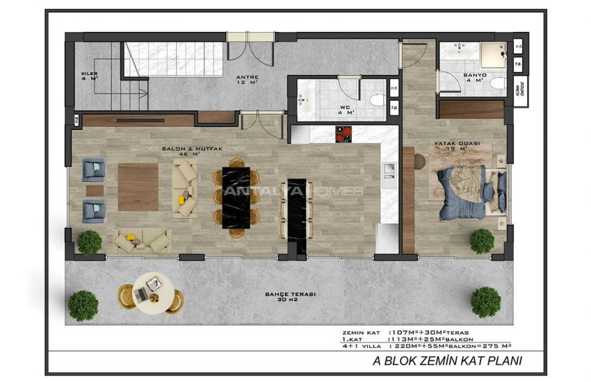 Cozy Detached Villas with Castle and Sea Views in Alanya 41