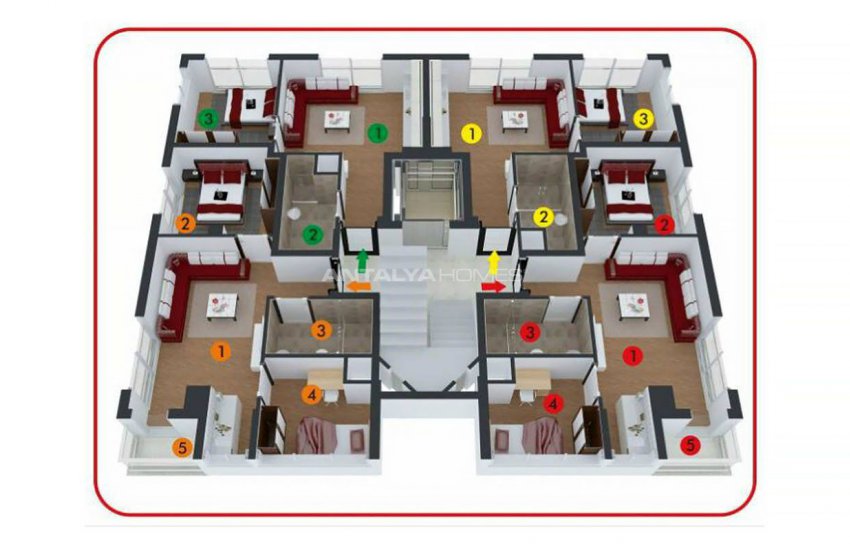 Neubauten In Meeresnähe In Der Mitte Antalya Zentrum 17