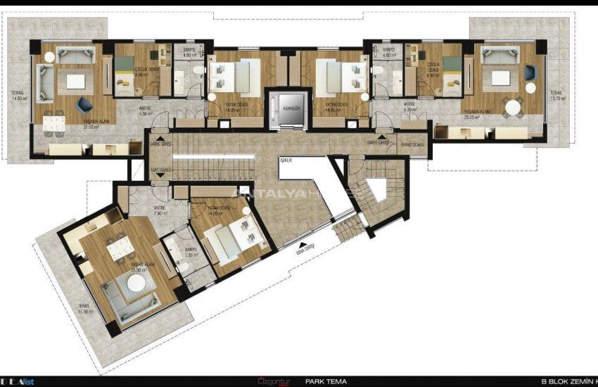 Well-positioned Quality Apartments in Konyaalti Antalya 31