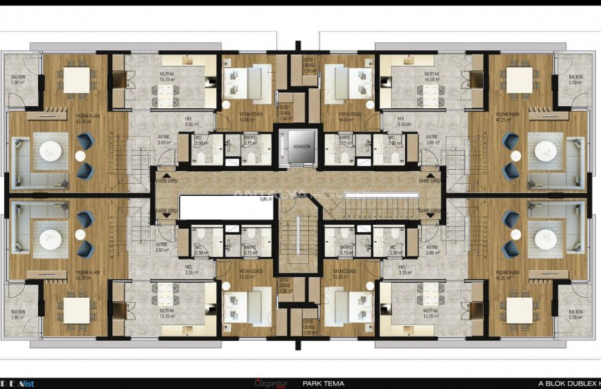 Well-positioned Quality Apartments in Konyaalti Antalya 33