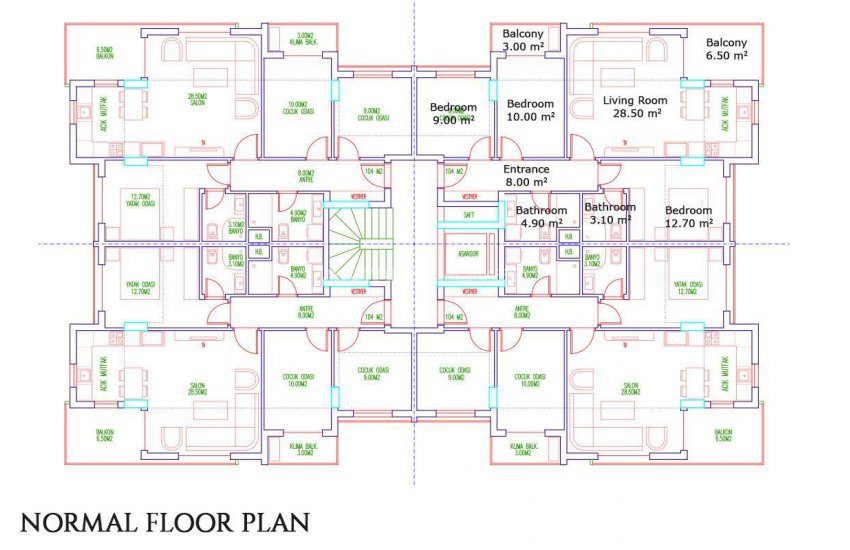 Brand New Spacious Flat for Sale in Hurma Neighborhood Konyaaltı 25