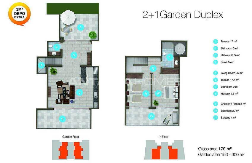 Excellent Apartments in the Attraction Center of Alanya 53