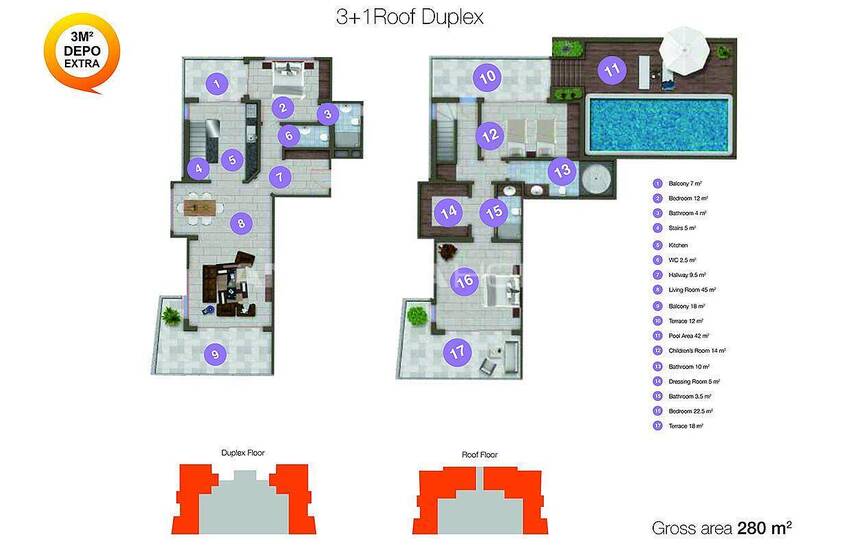 Excellent Apartments in the Attraction Center of Alanya 57