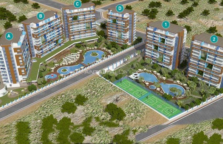 Apartments in Luxury Complex with Private Beach in Alanya 28