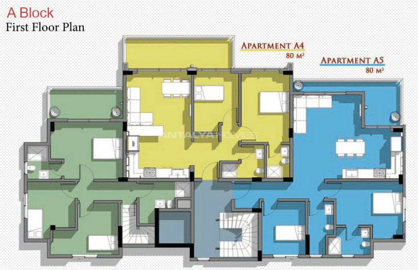 Новые Апартаменты в Белеке с Видом на Горы Тавр 53