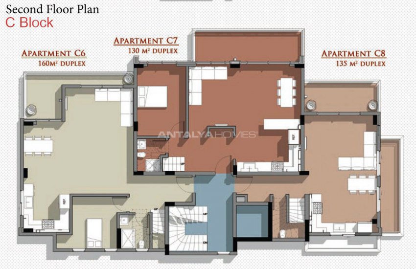 Новые Апартаменты в Белеке с Видом на Горы Тавр 50