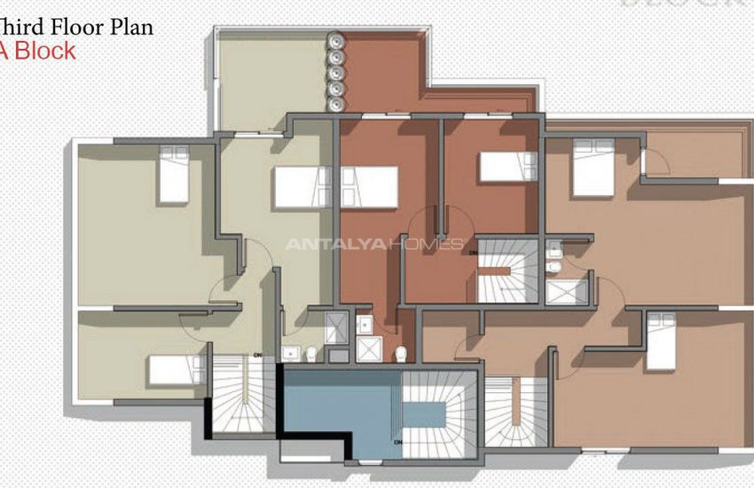 Новые Апартаменты в Белеке с Видом на Горы Тавр 43